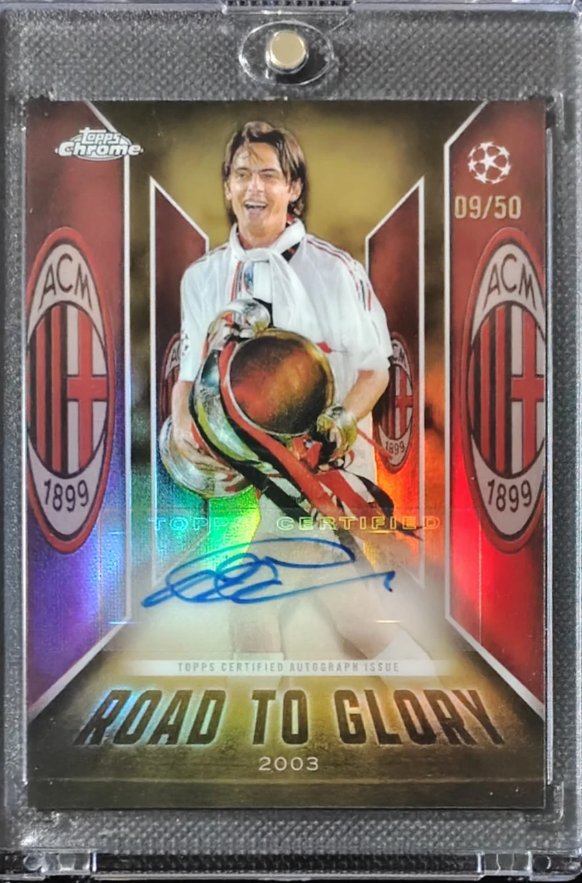 2025/26 Topps Chrome UEFA Club Competitions Road to Glory Autograph Filippo Inzaghi