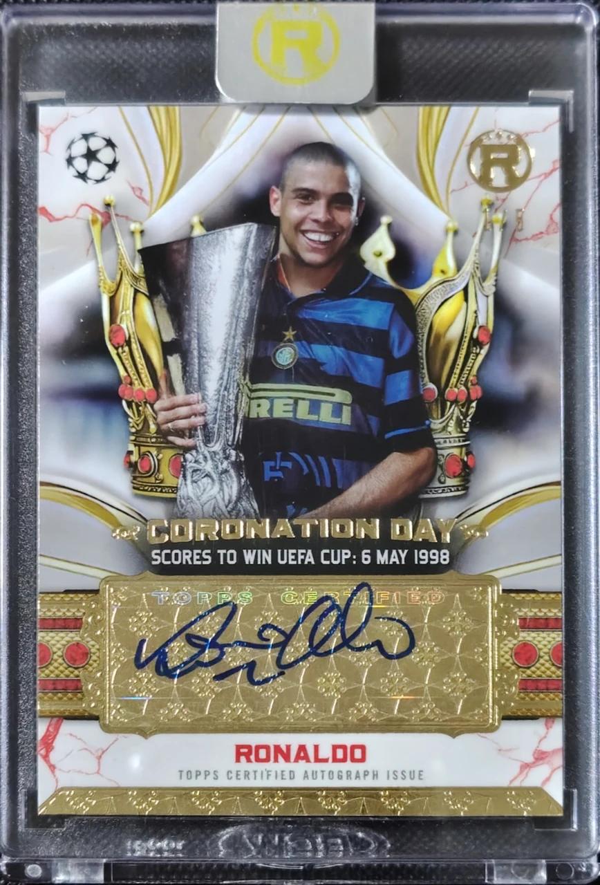 2024/25 Topps Reverence UEFA Club Competitions Coronation Day Crowned Legend Autograph Ronaldo