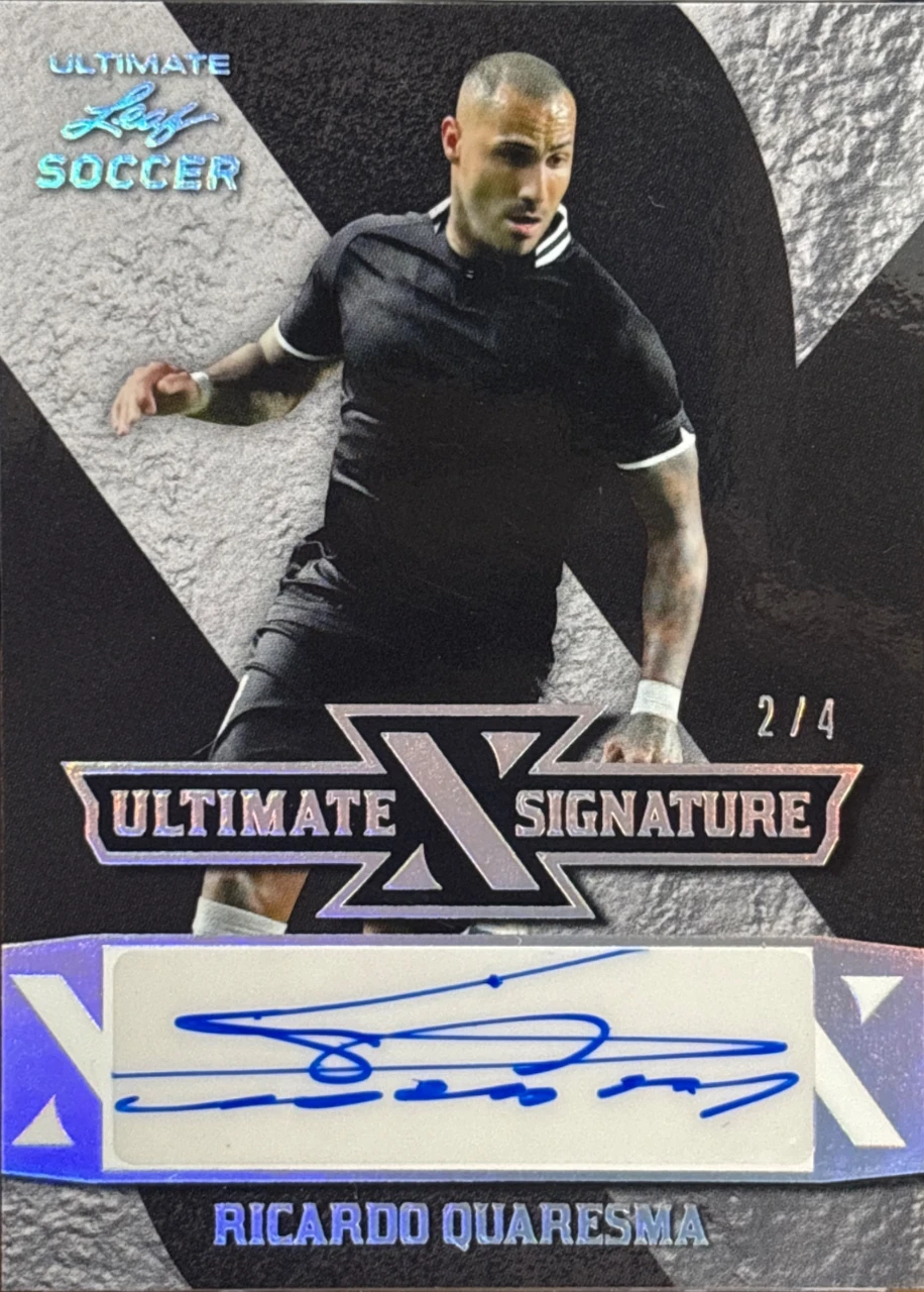 2022 Leaf Ultimate Soccer Ultimate X Signature Ricardo Quaresma