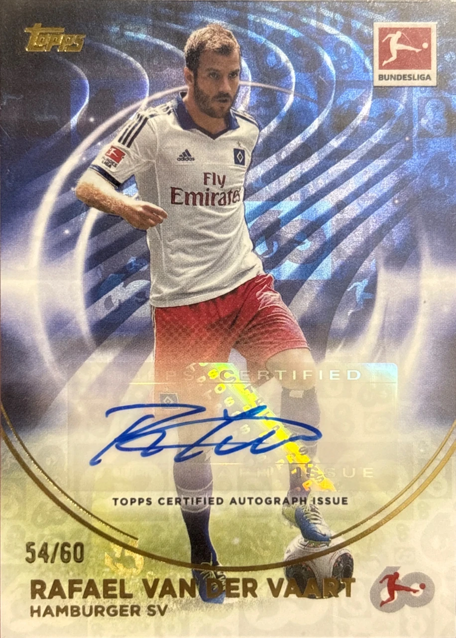 2023/24 Topps Bundesliga 60 Years Celebration Rafael van der Vaart Autograph