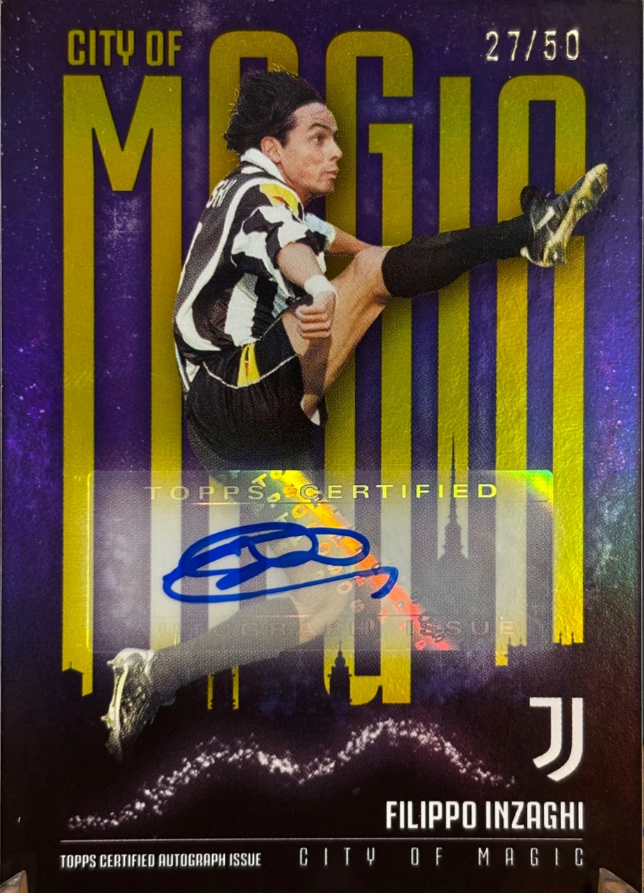 Filippo Inzaghi 2023 Topps City of Magic Autograph