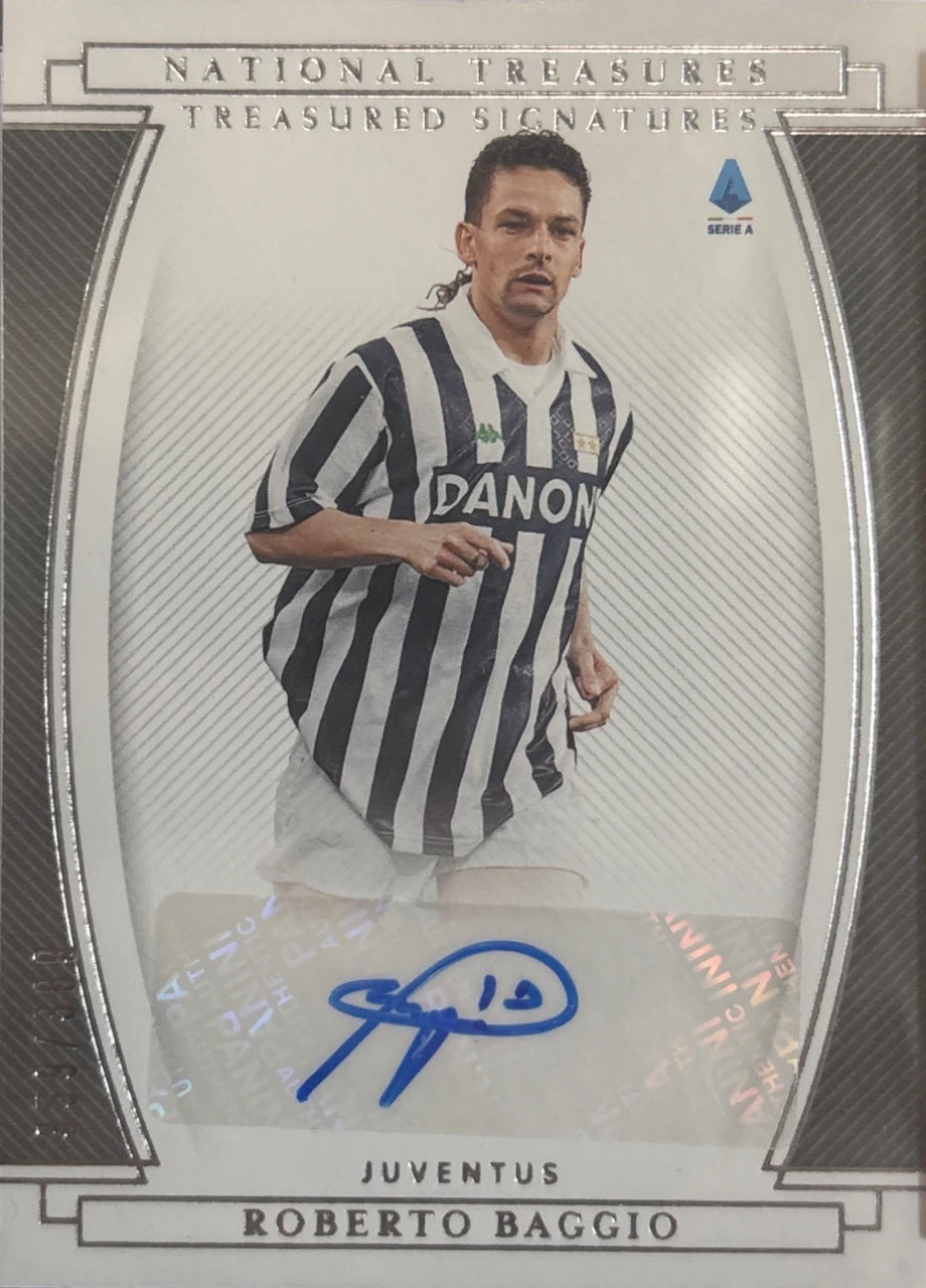 2020-21 Panini Chronicles National Treasures Treasured Signatures Roberto Baggio