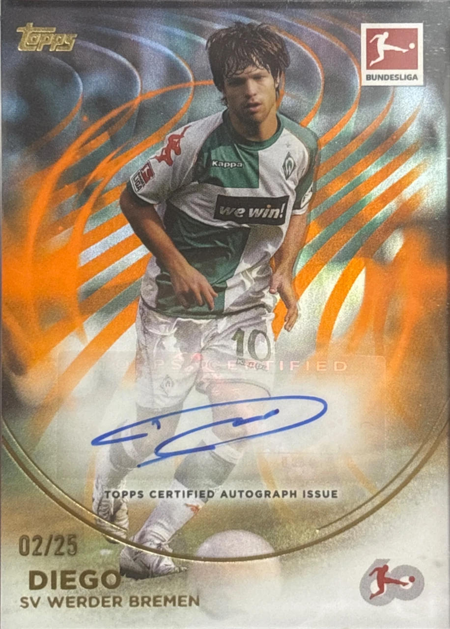 2023/24 Topps Bundesliga 60 Years Celebration Diego Autograph