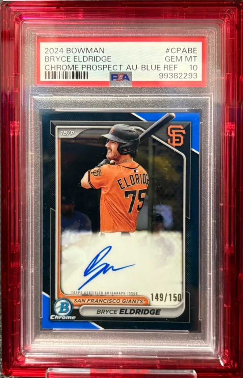 Topps Bowman BRYCE ELDRIDGE auto 150枚限定 PSA10