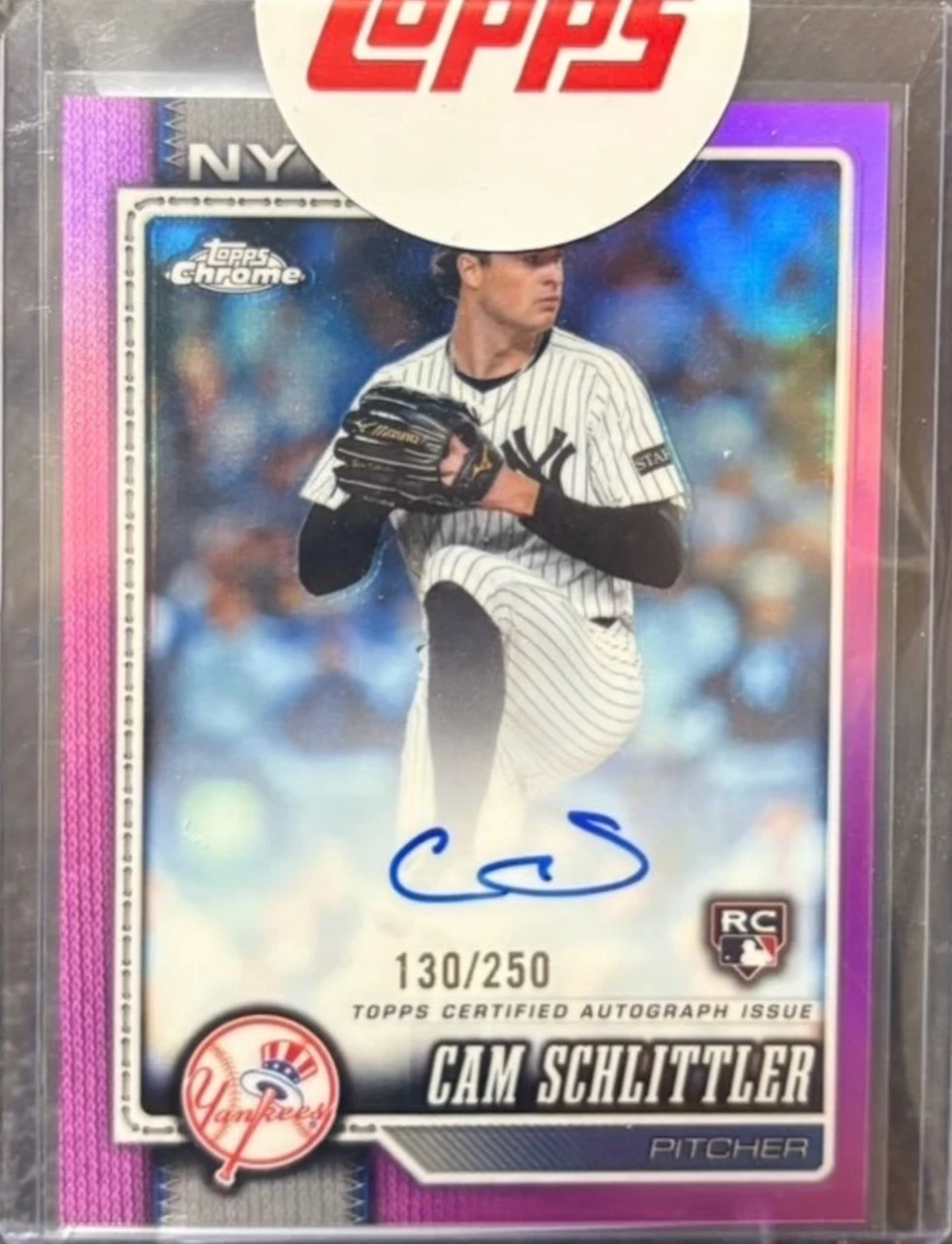 Topps Chrome CAM SCHLITTLER RC Auto 250枚限定