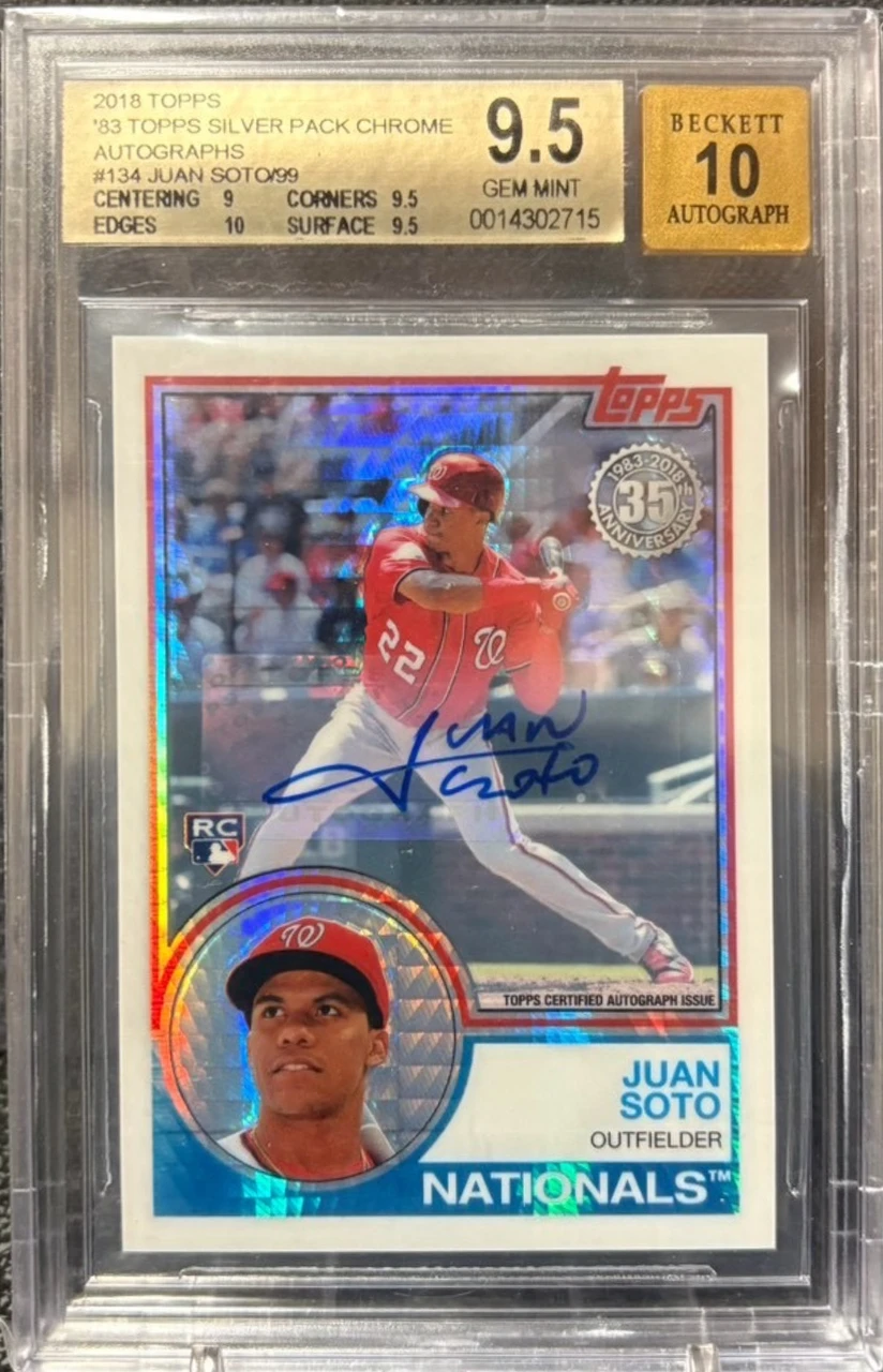 Topps JUAN SOTO RC Auto 99枚限定 BGS9.5