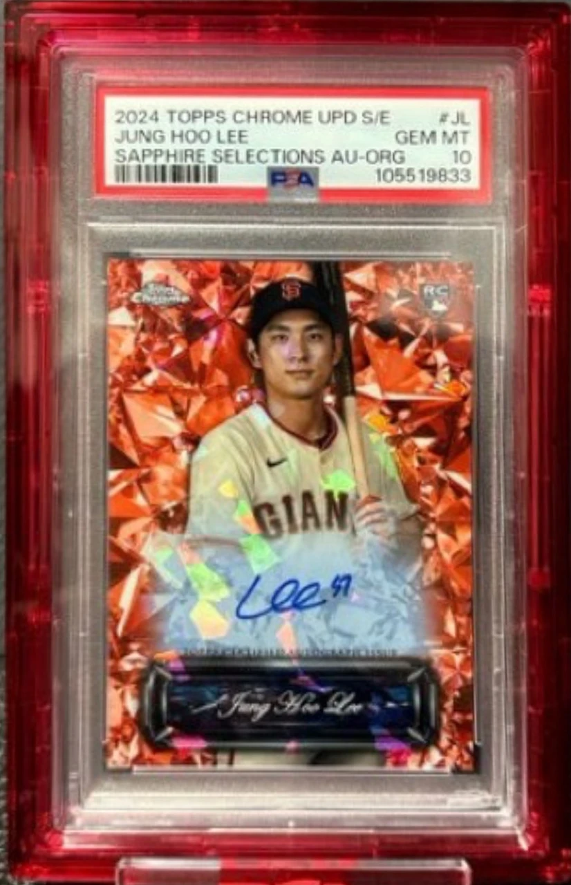 Topps Chrome SAPPHIRE SELECTIONS JUNG HOO LEE Auto 25枚限定 PSA10