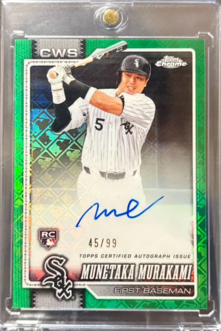 Topps Chrome LOGOFRACTOR 村上 宗隆 RC 直筆サイン 99枚限定