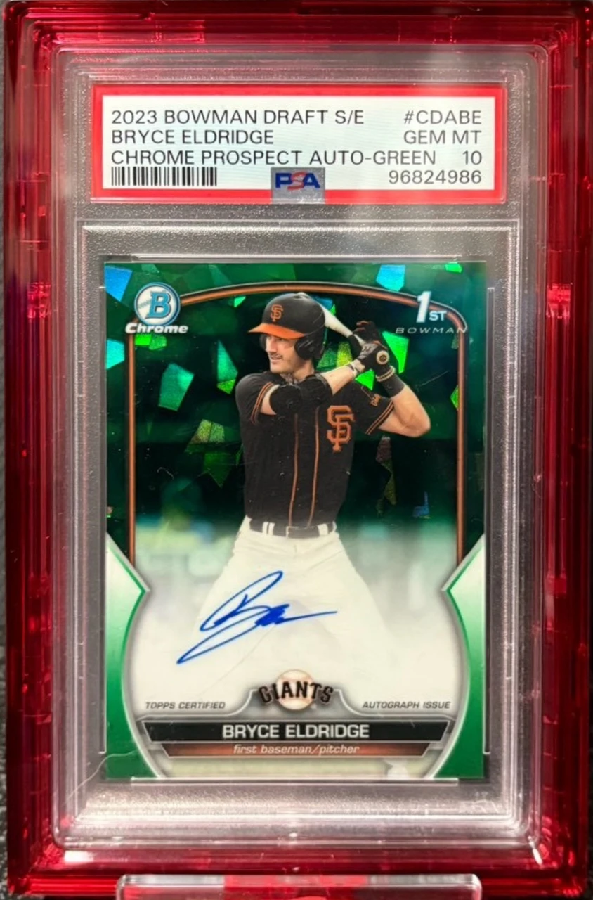 Topps Bowman BRYCE ELDRIDGE 1st bowman auto 99枚限定 PSA10