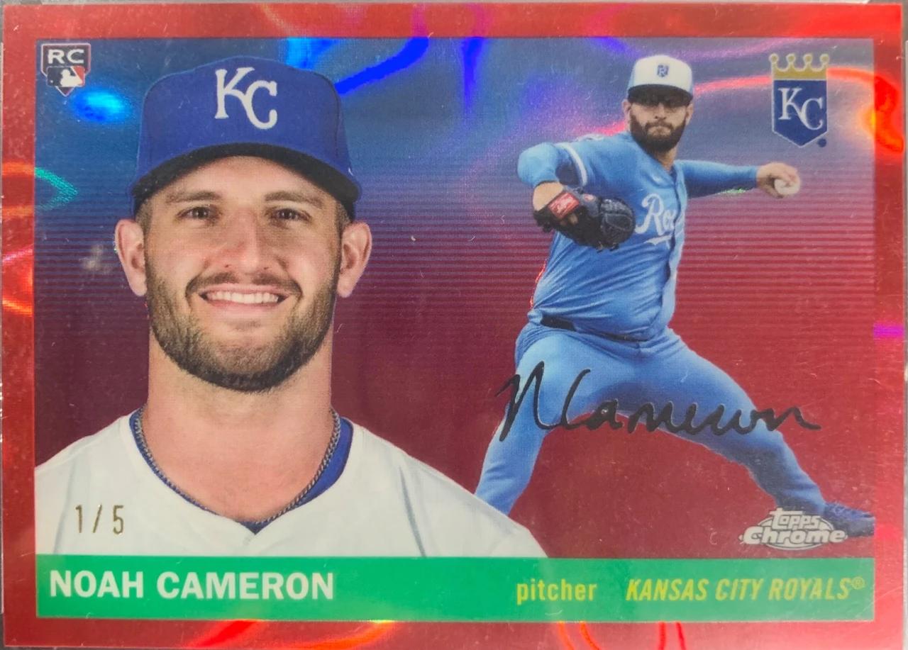 Topps Chrome Platinum Noah Cameron 5シリアル