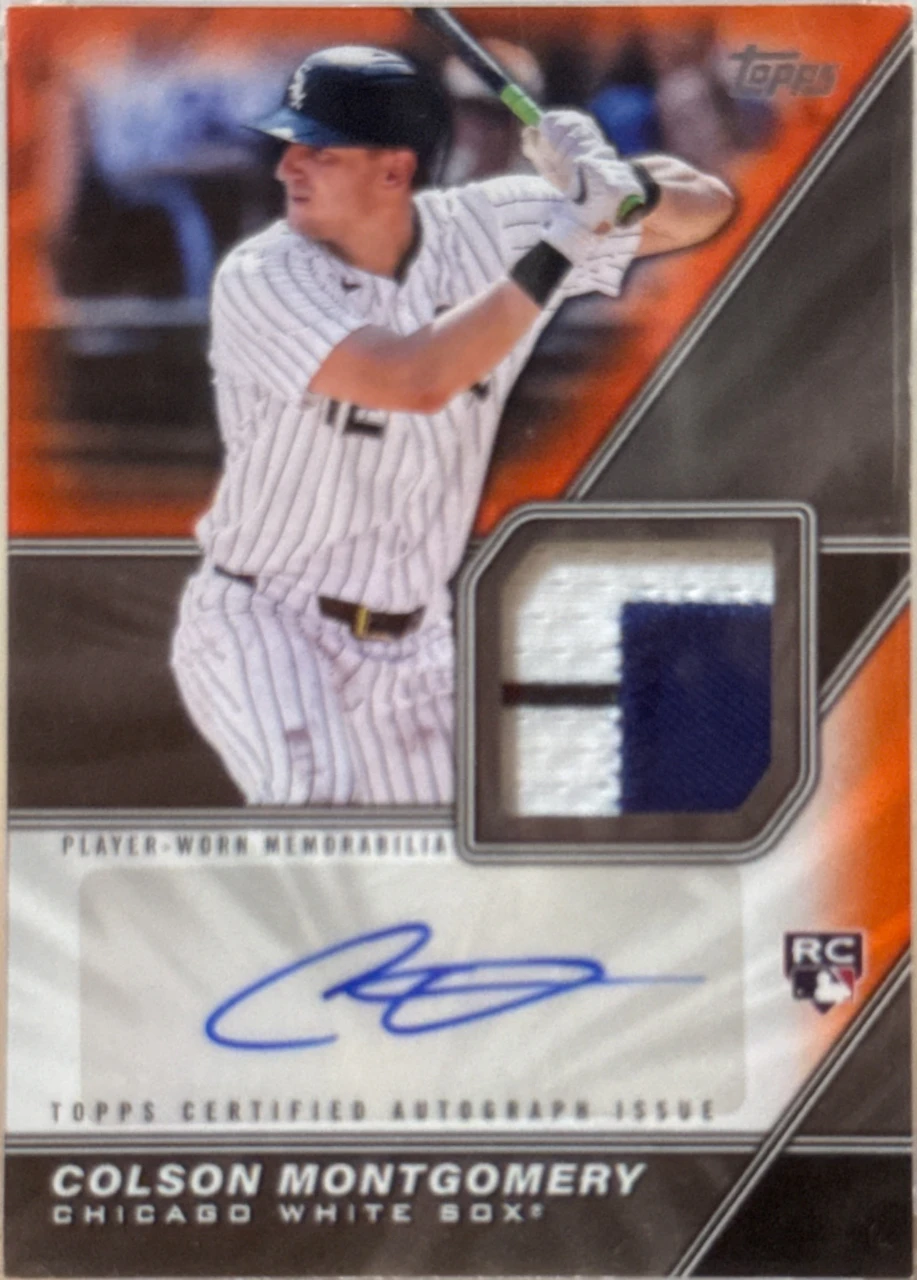 2026 Topps Major League Material Autograph Card Colson Montgomery /25