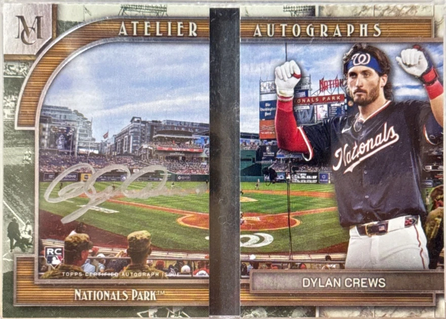 2025 Topps Museum Collection Atelier Autograph Book Card Dylan Crews /50