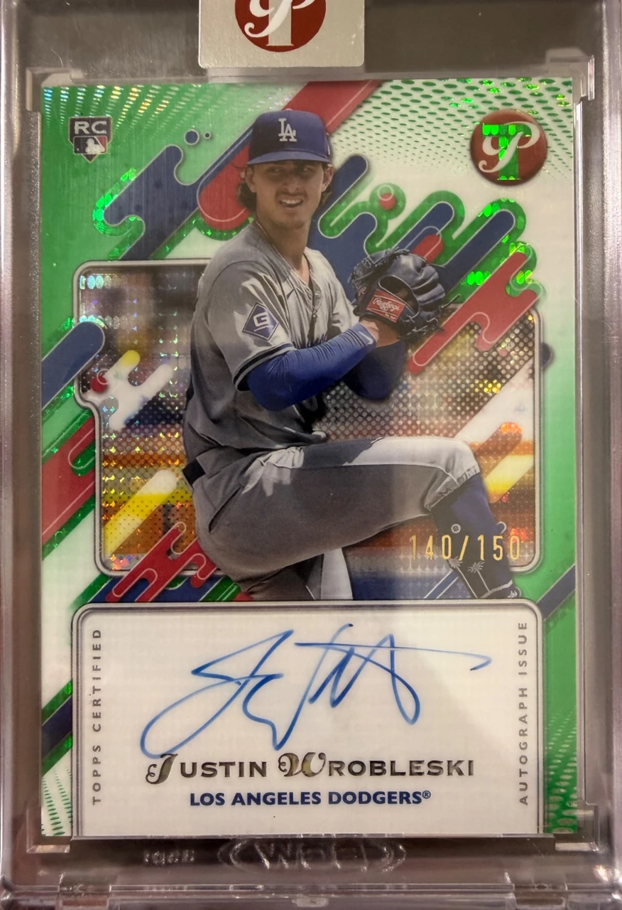 2025 Topps Pristine Justin Wrobleski Autograph