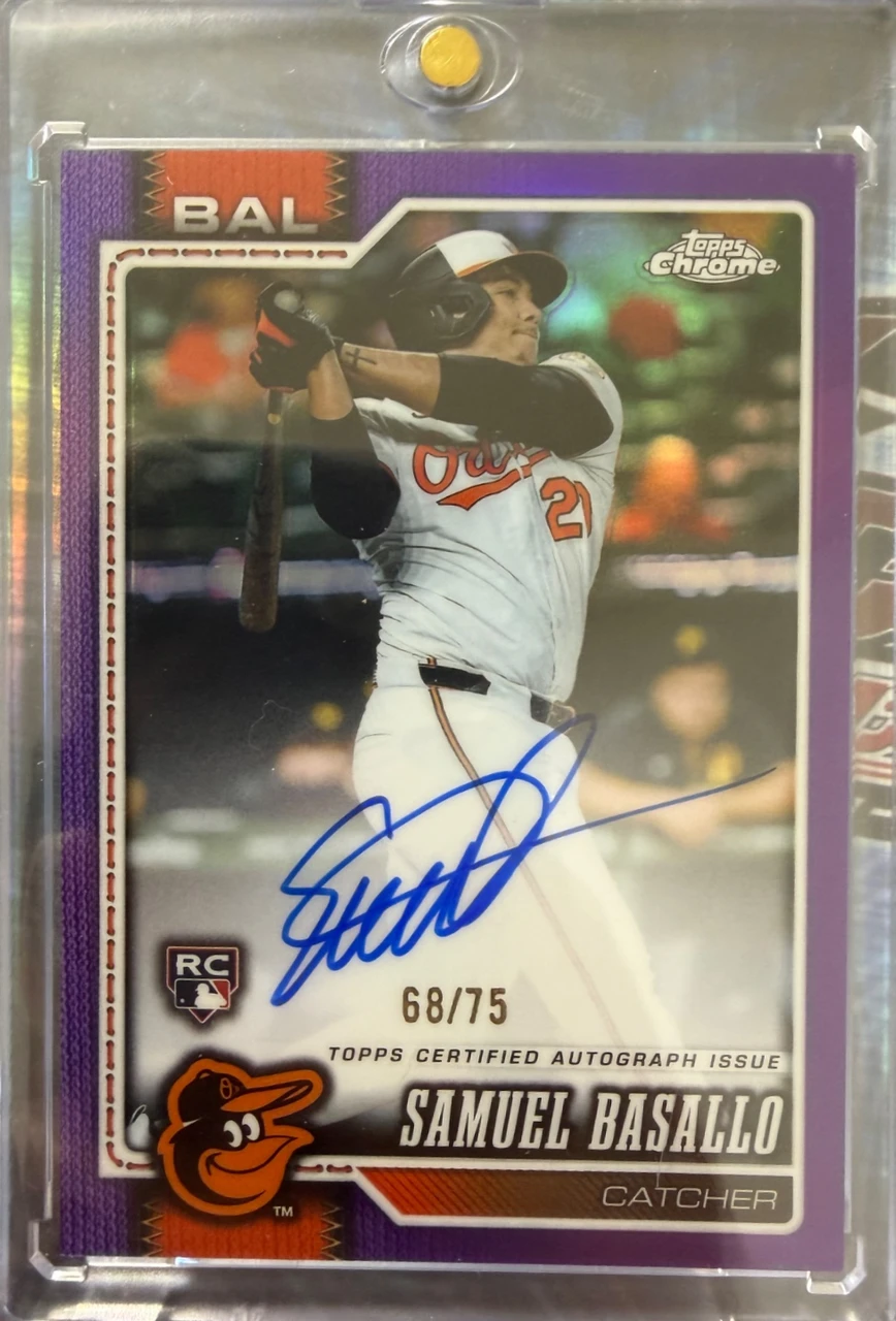 2026 Topps Chrome Samuel Basallo Autograph