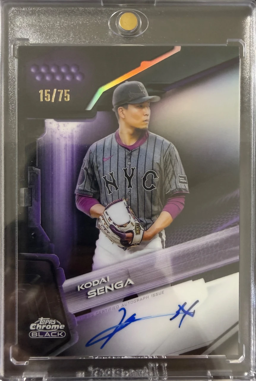 2026 Topps Chrome Black Kodai Senga Autograph