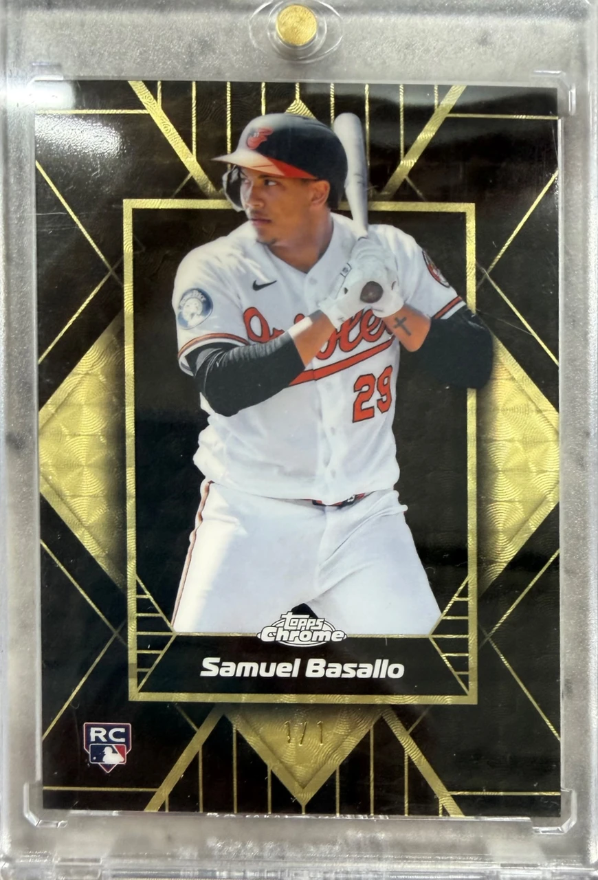 2026 Topps Chrome SHADOW ETCH Samuel Basallo RC 1/1