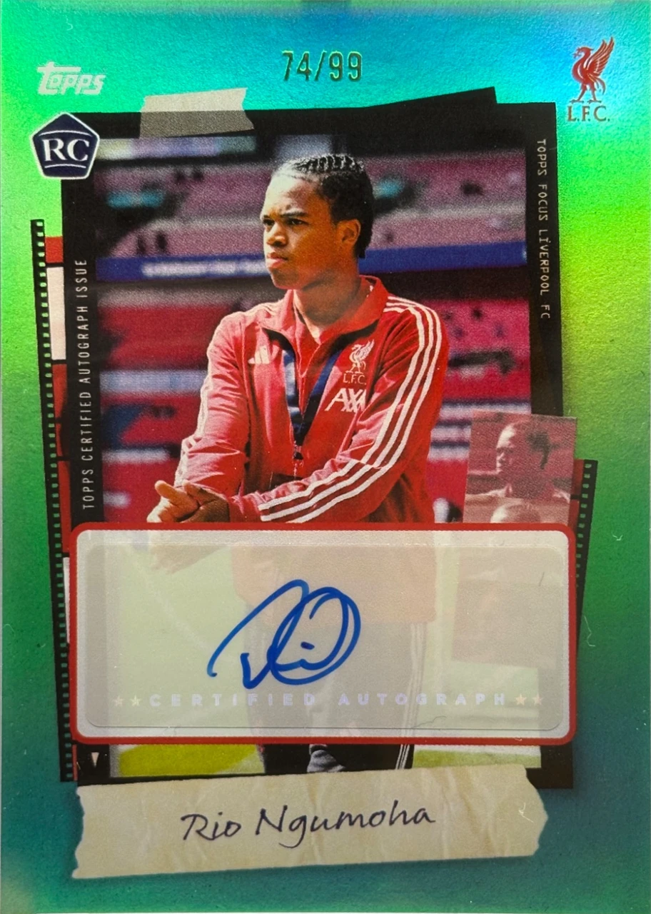 2025/26 Topps Focus Liverpool / Rio Ngumoha /99