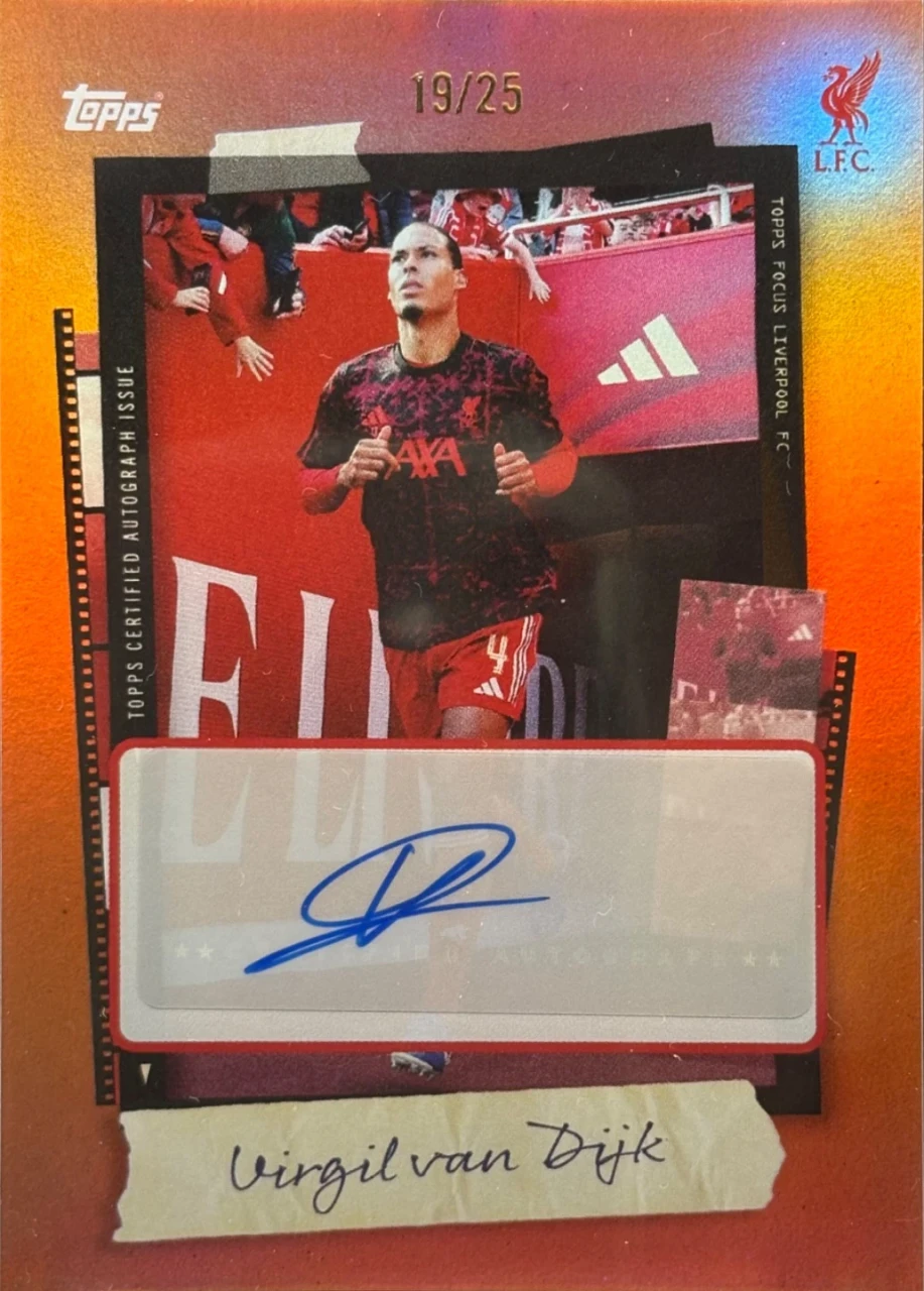 2025/26 Topps Focus Liverpool / Virgil Van Dijk /25
