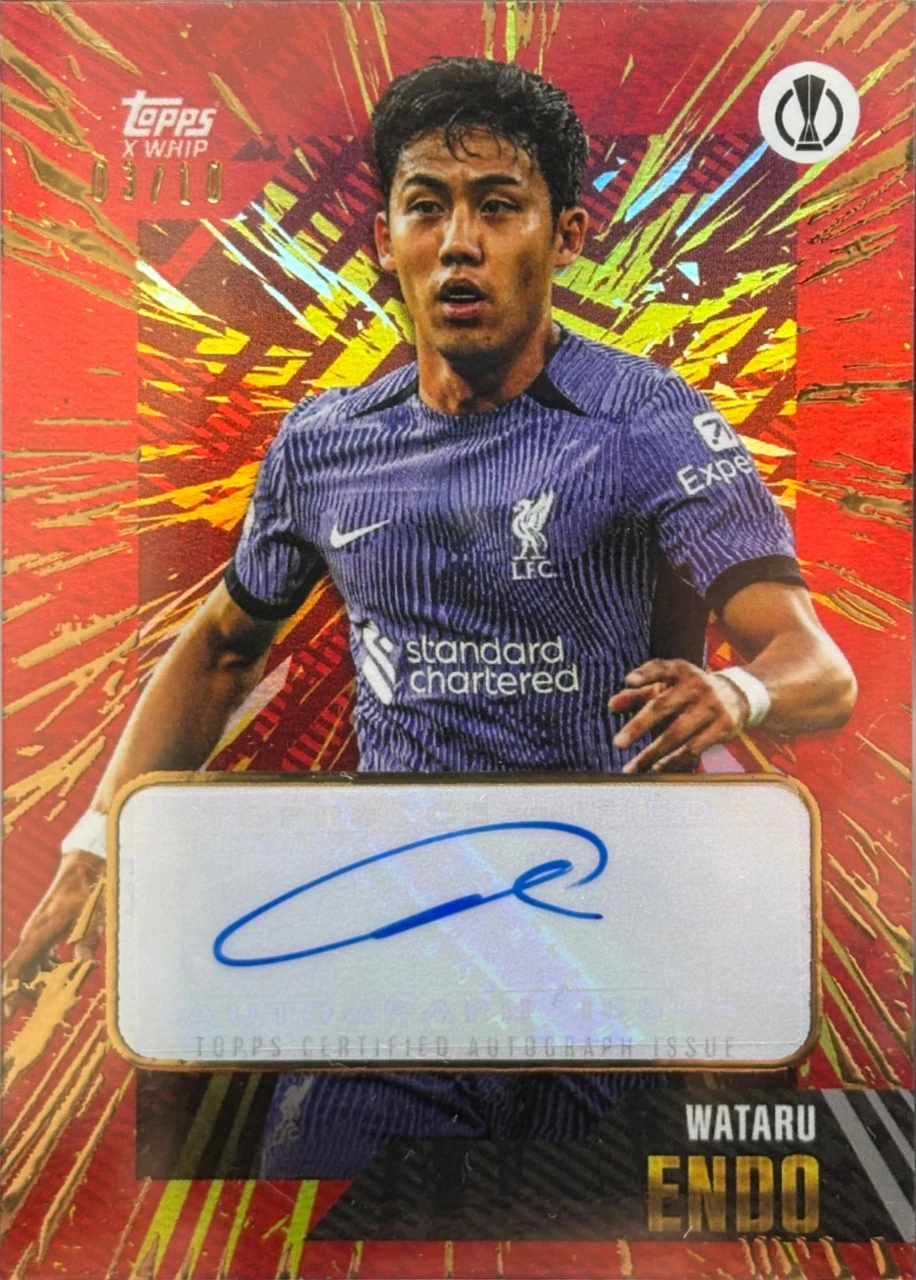 2023-24 Topps Gold UEFA Club Competitions / Wataru Endo /10