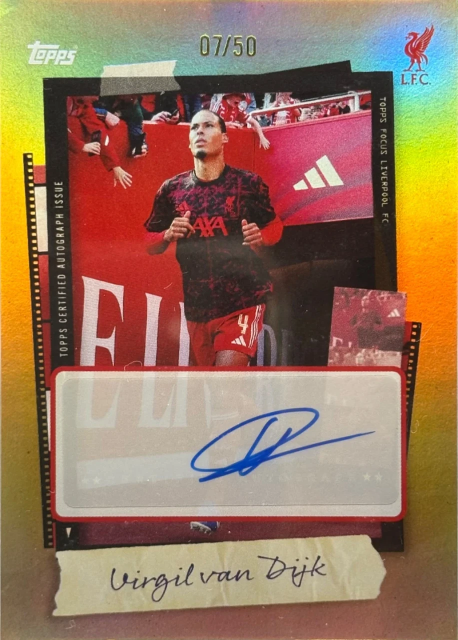 2025/26 Topps Focus Liverpool / Virgil Van Dijk /50