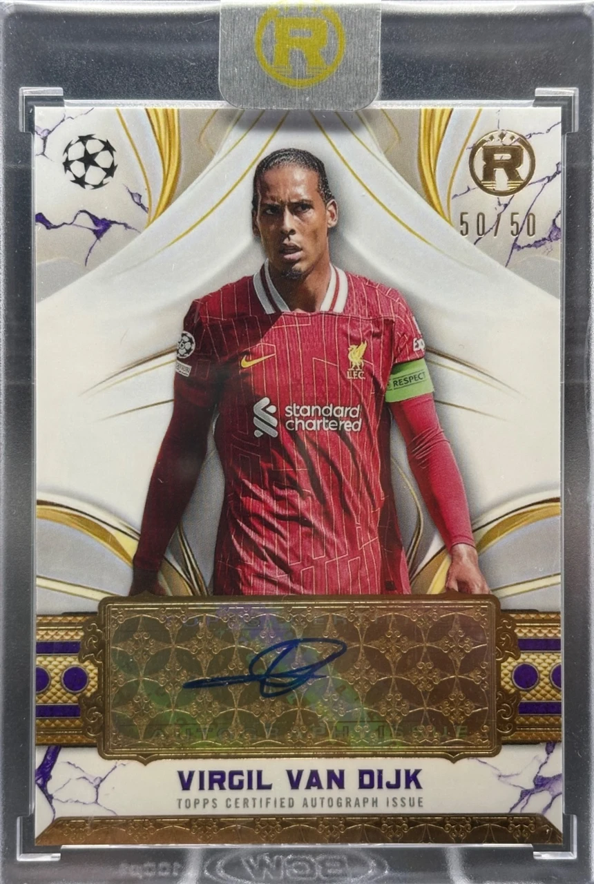 2024-25 Topps Reverence UEFA Club Competitions / Virgil Van Dijk 50/50