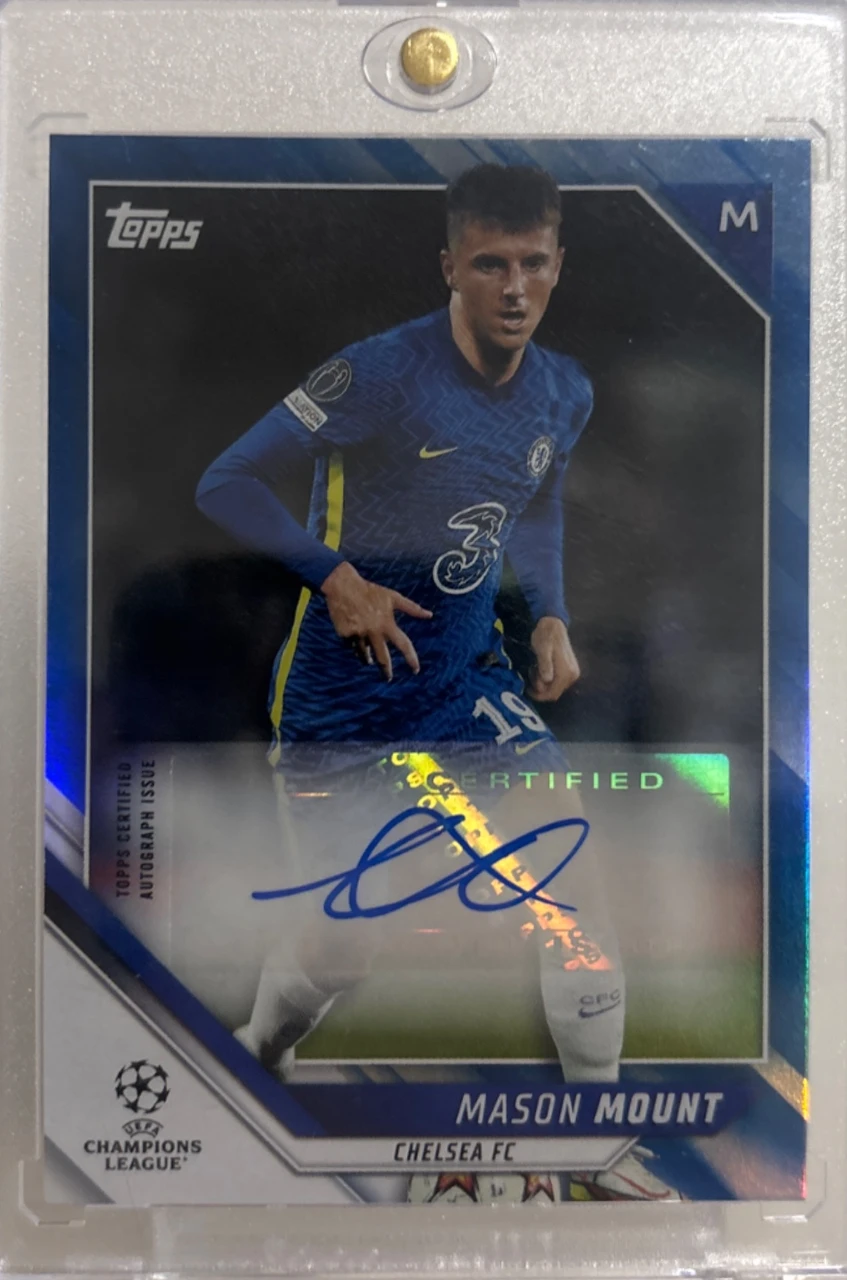 2021-22 Topps UEFA Champions League Mason Mount Autograph
