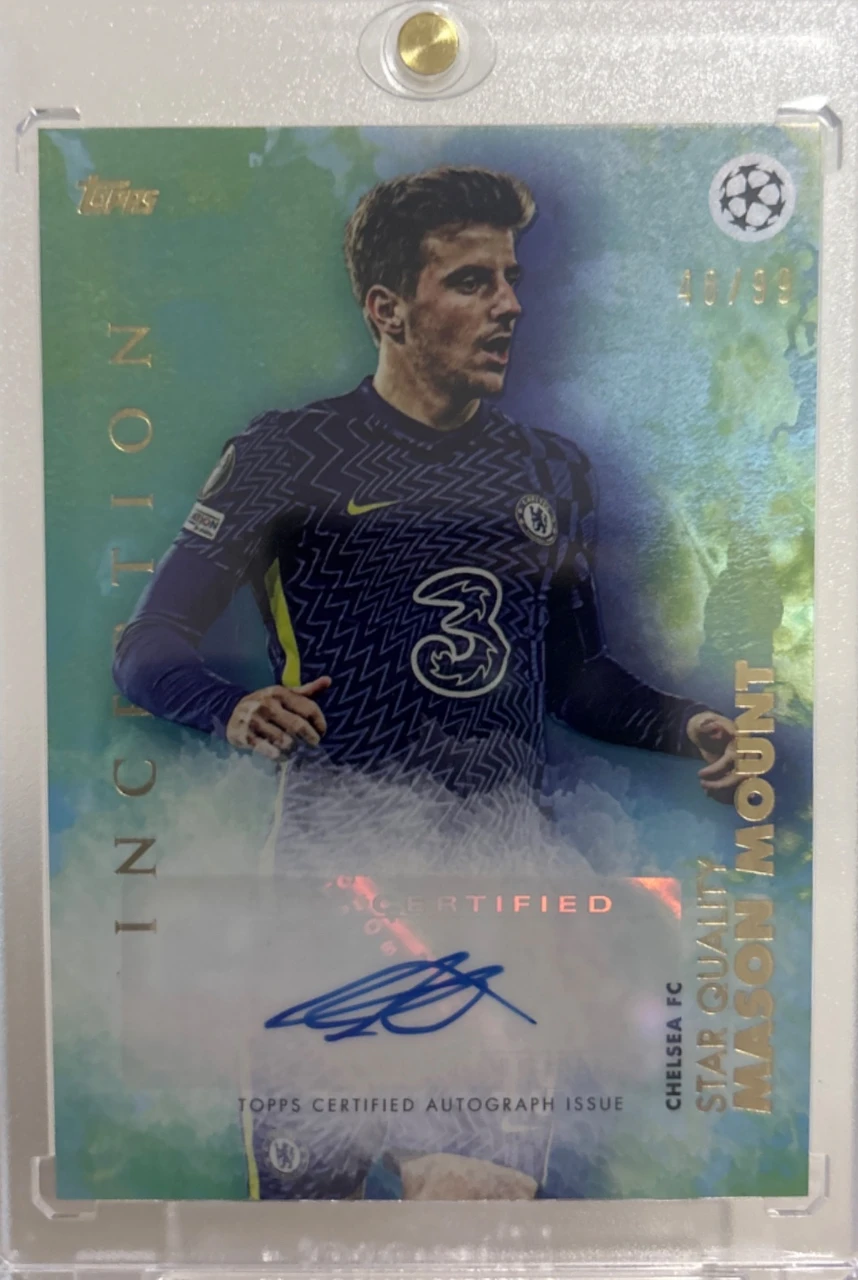 2022 Topps Inception Mason Mount Star Quality Autograph
