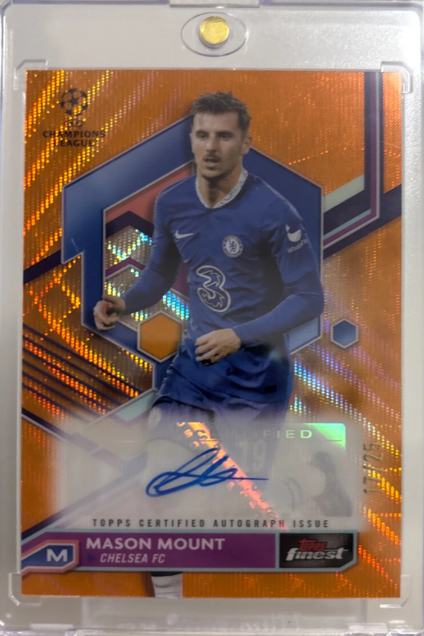 2022-23 Topps Finest Mason Mount Autograph