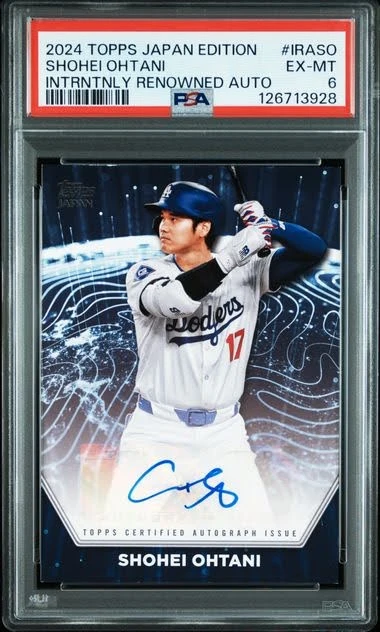 2024 Topps Japan Edition Shohei Ohtani Internationally Renowned Autograph
