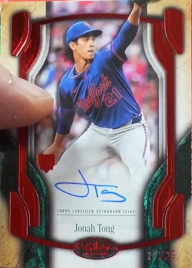 Jonah Tong Autograph 2025 tier one