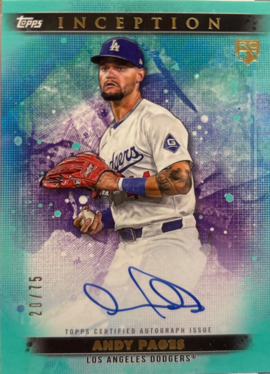 topps INCEPTION Andy Pages
