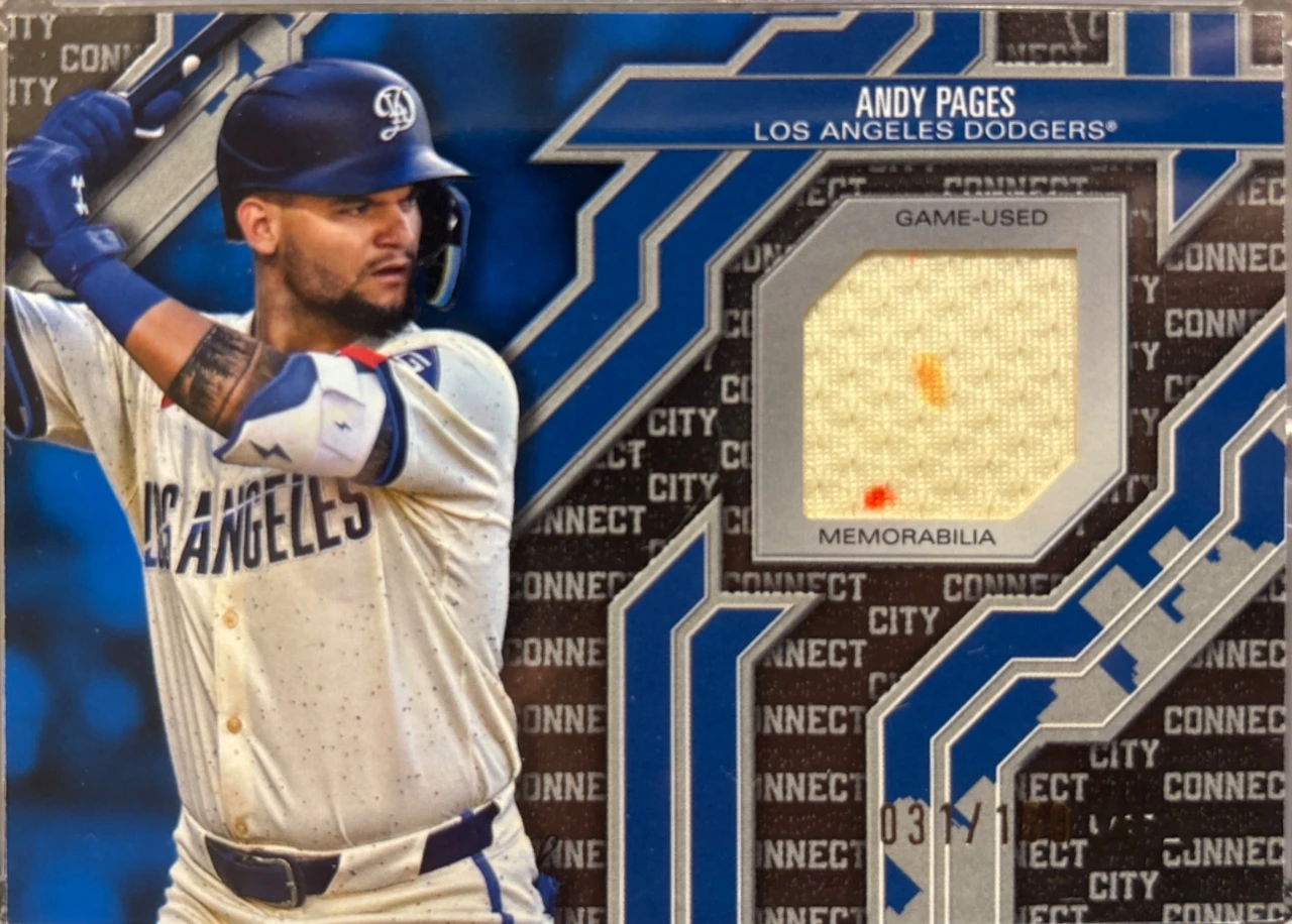 topps 2025 Andy Pages city connect