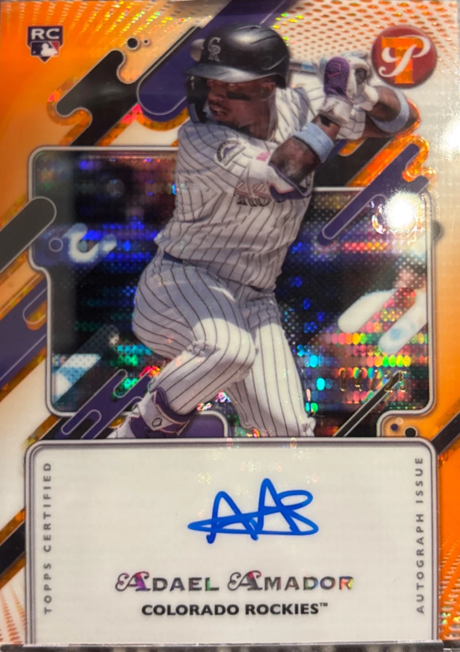 topps pristine 2025 Adael Amador