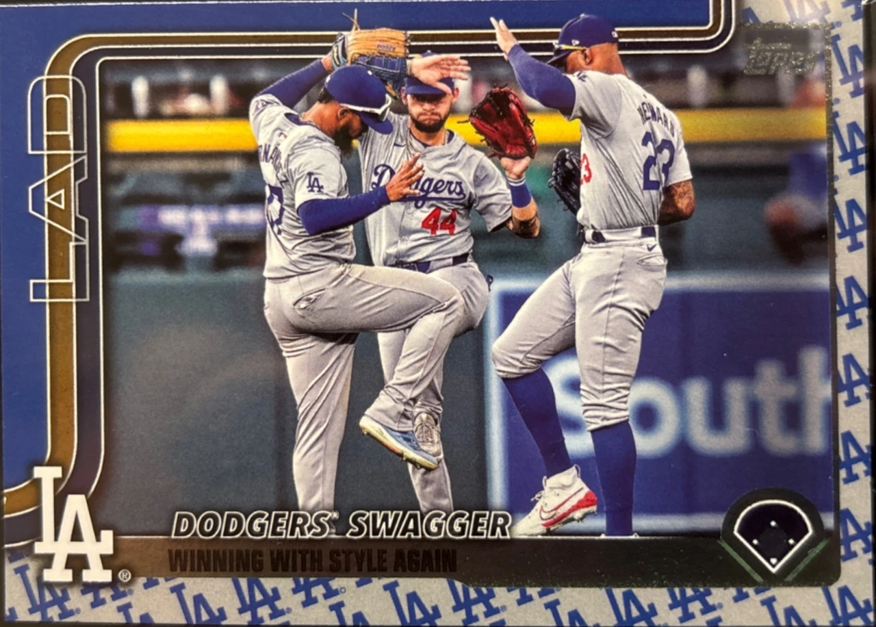 topps 2025 DODGERS SWAGGER
