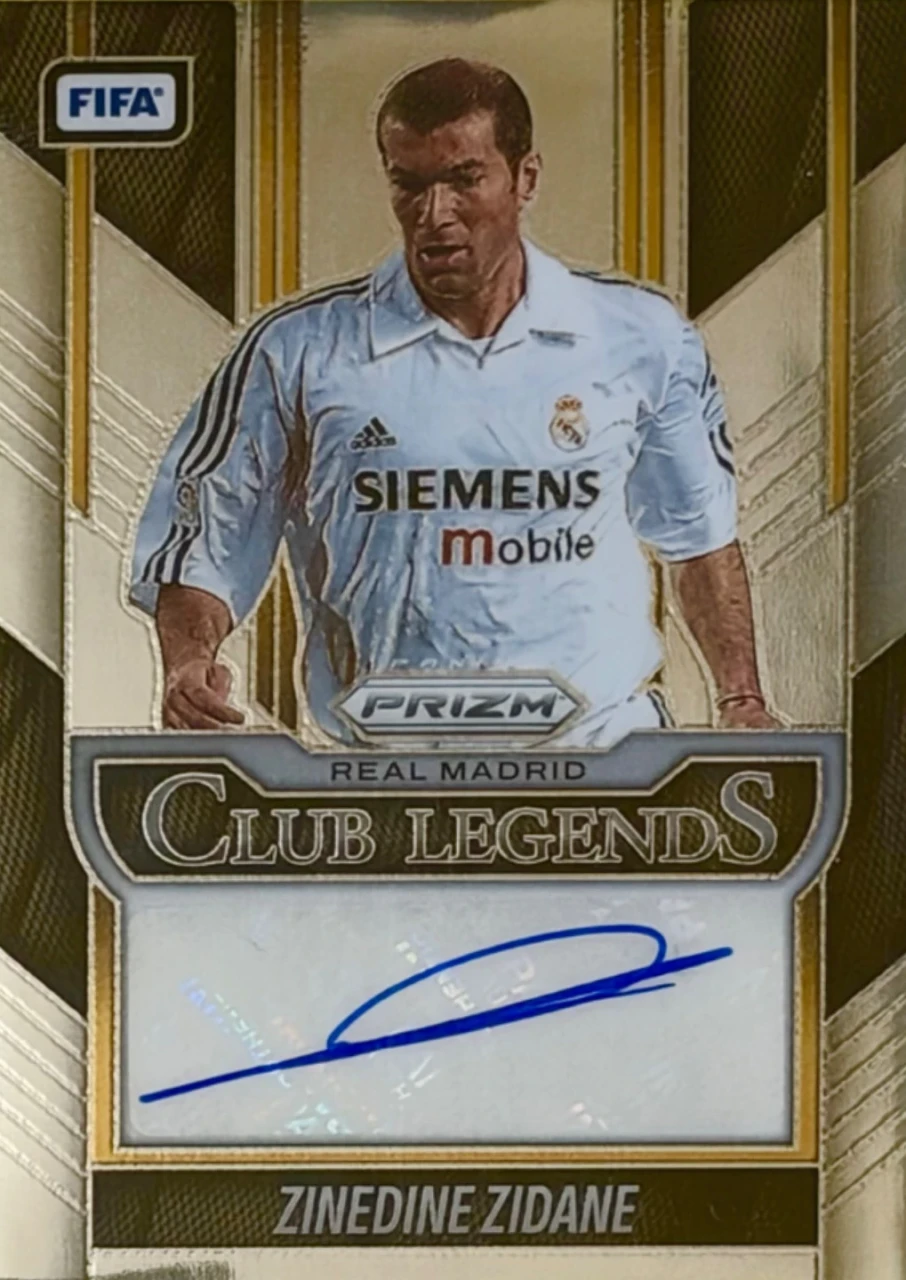 2025-26 Panini Prizm FIFA Soccer Club Legends Zinedine Zidane