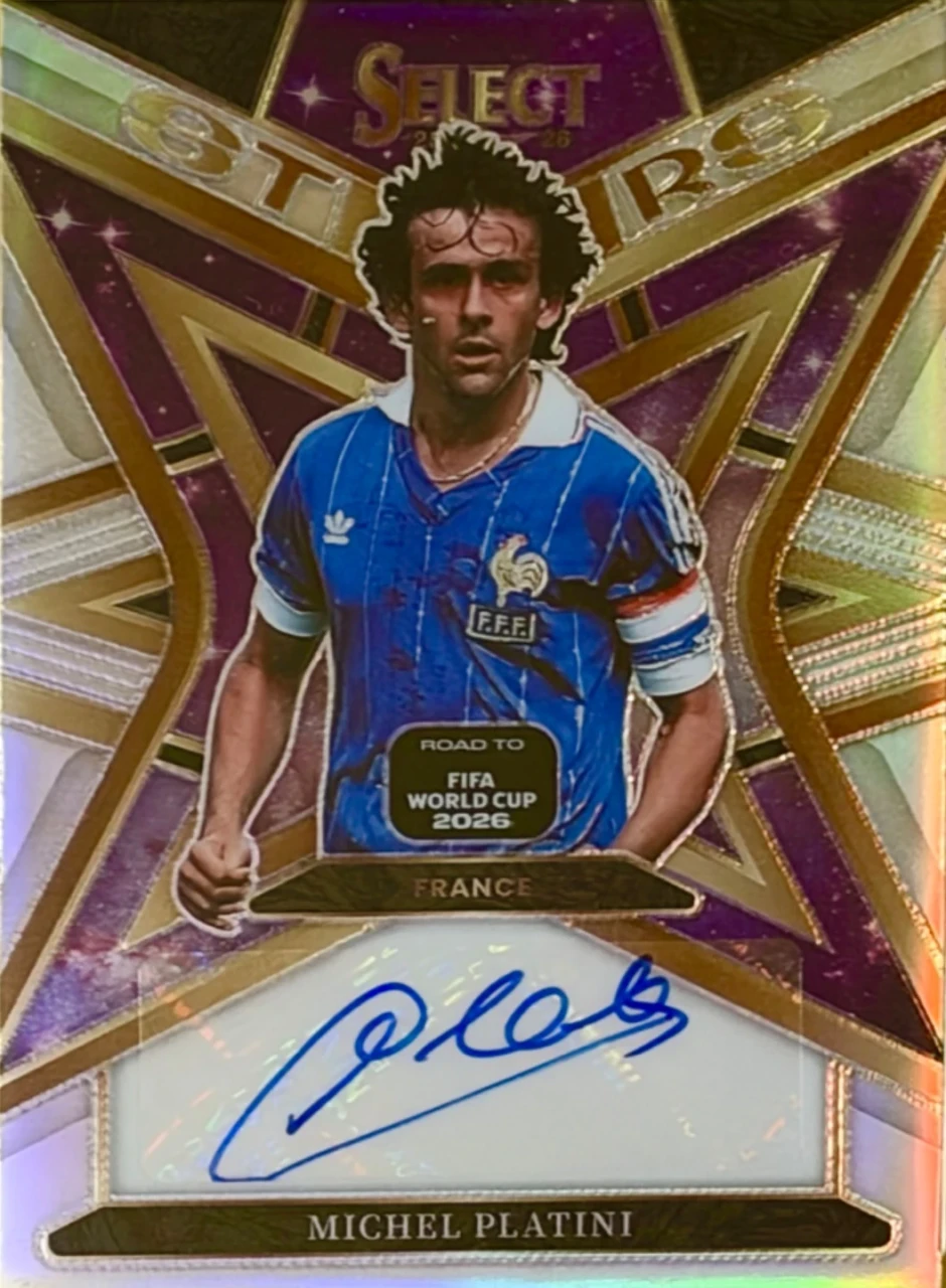 2025-26 Panini Select Road to FIFA World Cup 2026 Michel Platini Autograph