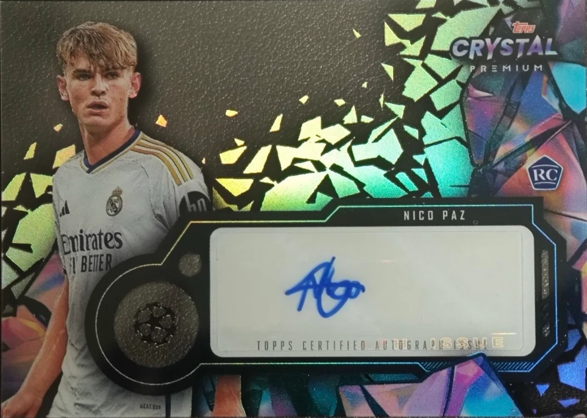 2023-24 Topps Crystal Premium Nico Paz Autograph