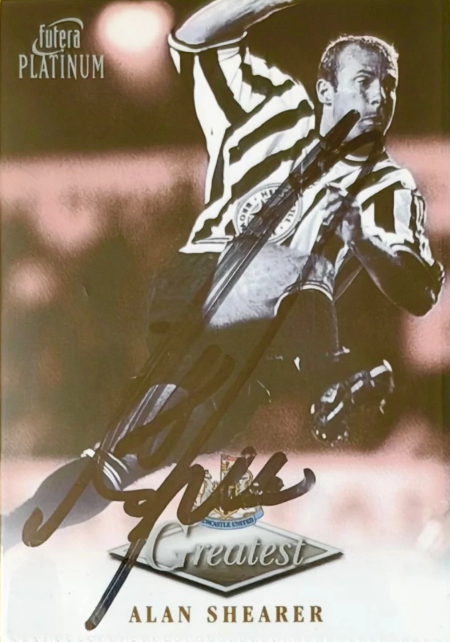 1999 Futera Platinum Greatest Alan Shearer