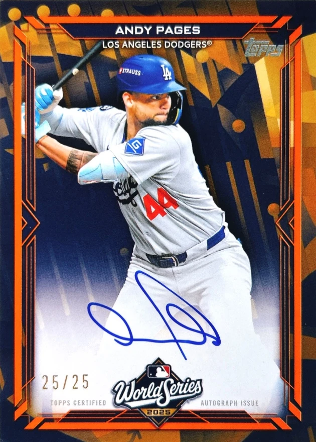 Andy Pages 【25シリ World series auto】series2 2026