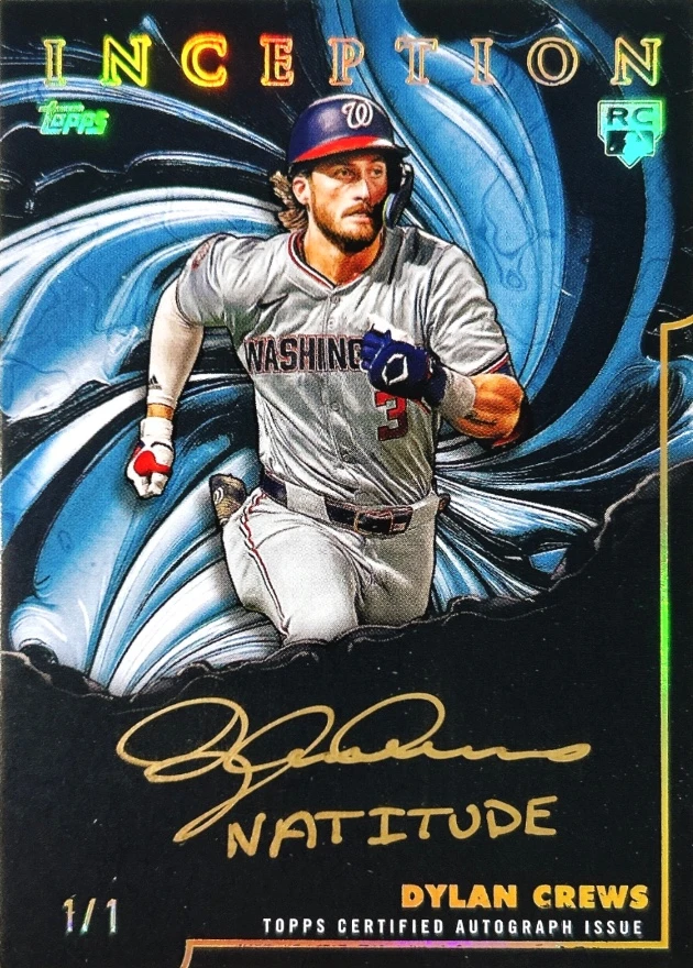 Dylan Crews RC 【1/1 Inception Signings Gold】2025 inception