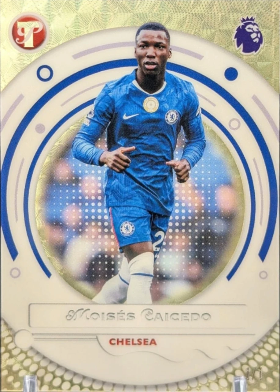 2026 Topps Pristine Premier League Superfractor Moises Caicedo