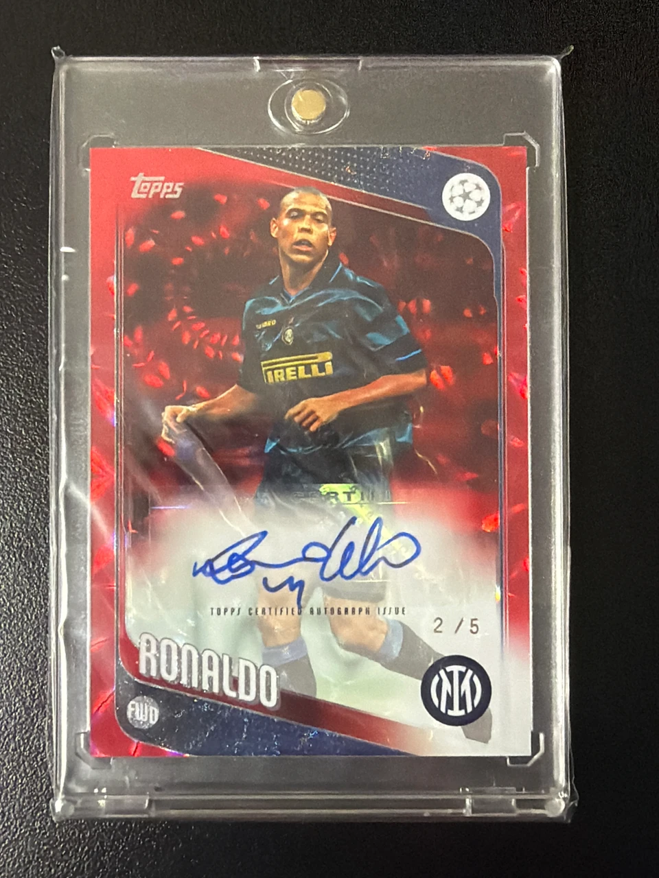 2023 Topps UEFA Champions League Ronaldo Autograph