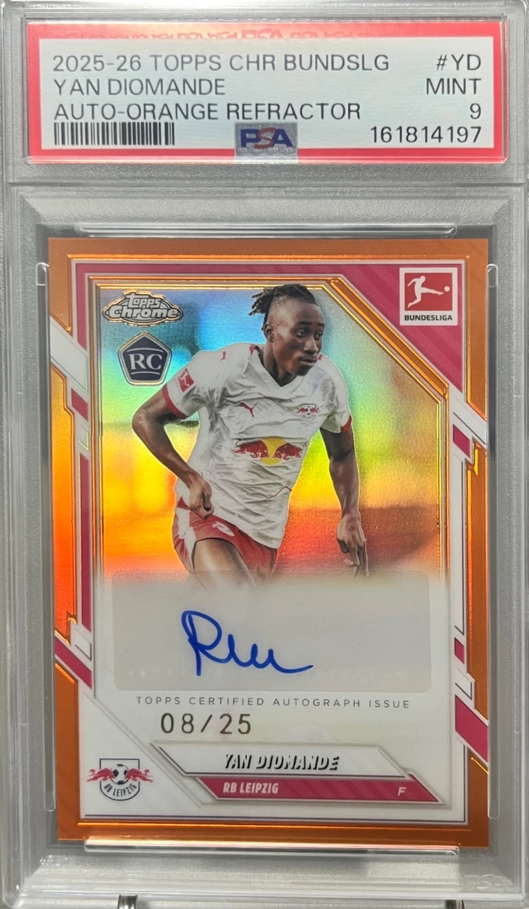 2025-26 Topps Chrome Bundesliga AUTO Orange