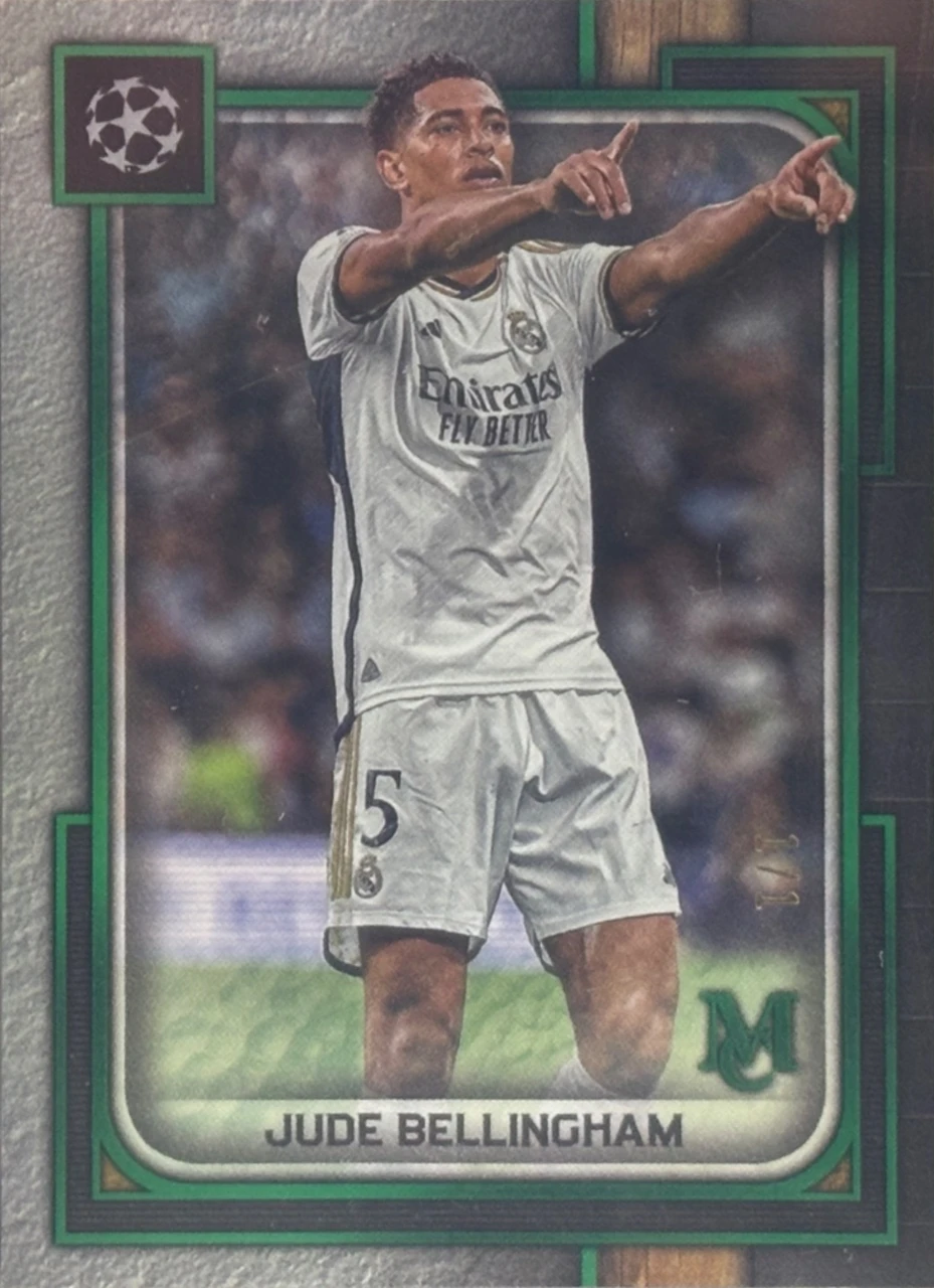 2023-24 Topps Museum Collection UEFA Champions League _Jude Bellingham - Real Madrid C.F._Base Emerald 1/1