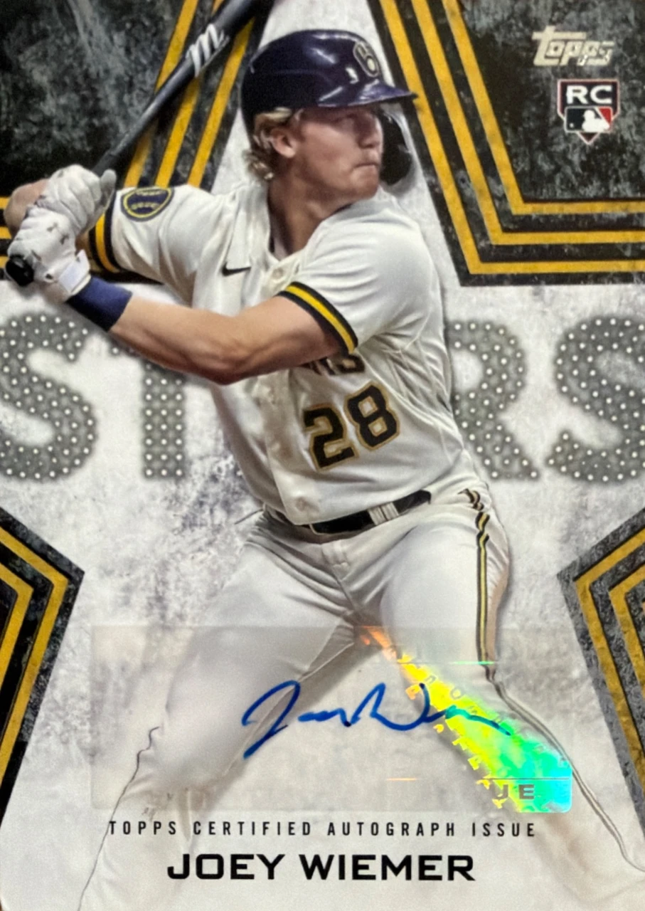 2023 Topps Baseball Stars Autograph Joey Wiemer