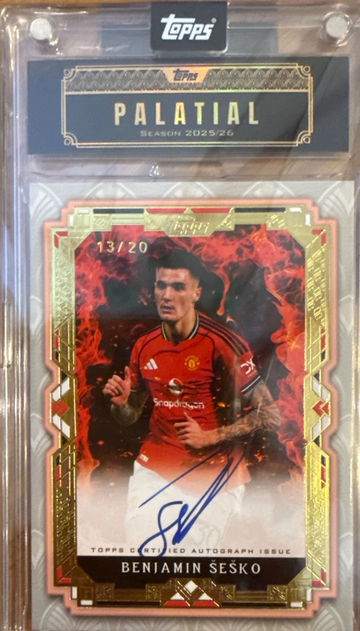 2025/26 Topps Palatial Benjamin Sesko Autograph