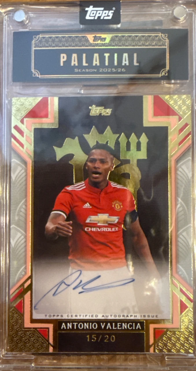 2025/26 Topps Palatial Antonio Valencia Autograph