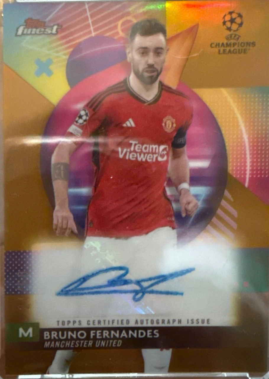 2023-24 Topps Finest Bruno Fernandes Autograph