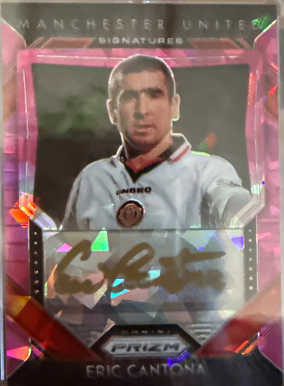 2023-24 Panini Prizm Manchester United Signatures Eric Cantona