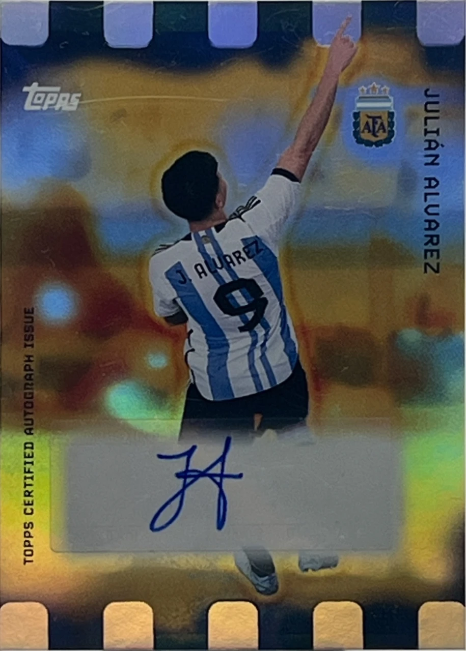2024 Topps Julián Álvarez Film Autograph